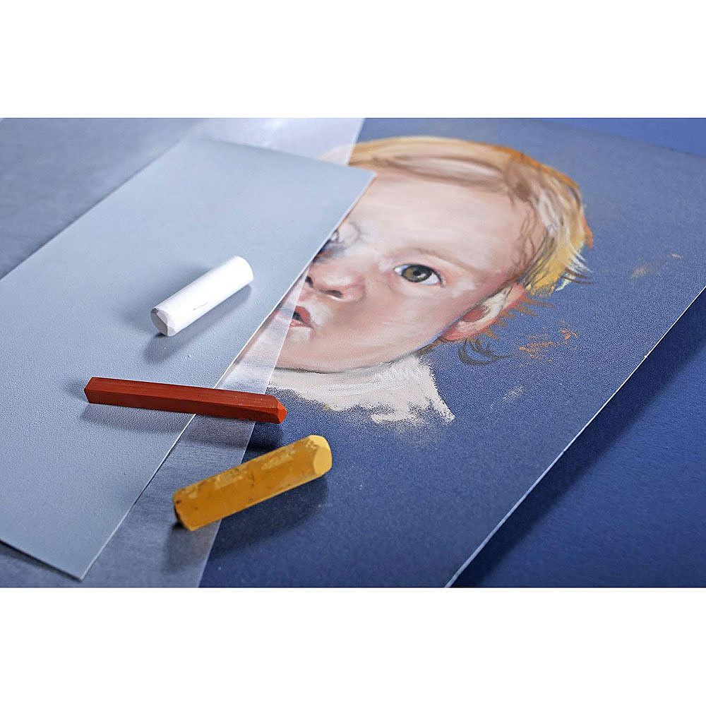 Бумага для пастели "PastelMat", 50x70 см, 360 г/м2, темный синий - 3