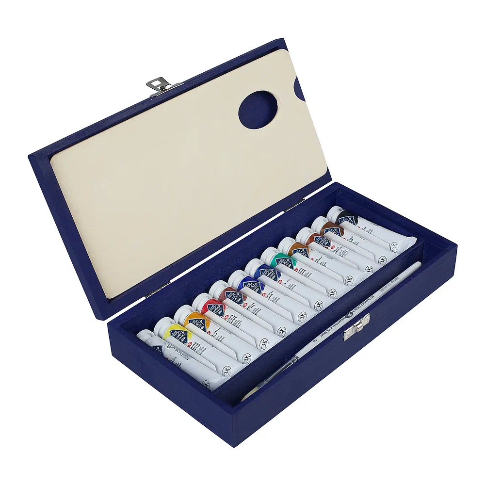 Краски масляные "Мастер Класс", 12 цветов, 18 мл, подарочная упаковка - 5