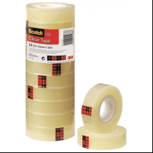Клейкая лента прозрачная  "3М Scotch", 15x33 мм/м