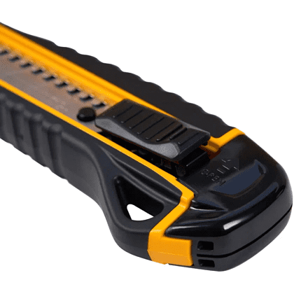 Нож строительный Miles "FA1806G/Y", 18 мм, усиленный - 7