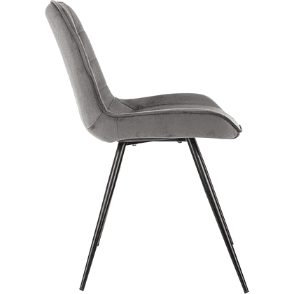 Стул Бюрократ "CH-K2_4", ткань, темно-серый, металл, комплект 4 штуки - 6