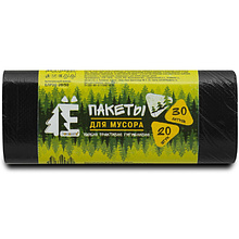 Мешки для мусора Ромашка Эконом, 30 л