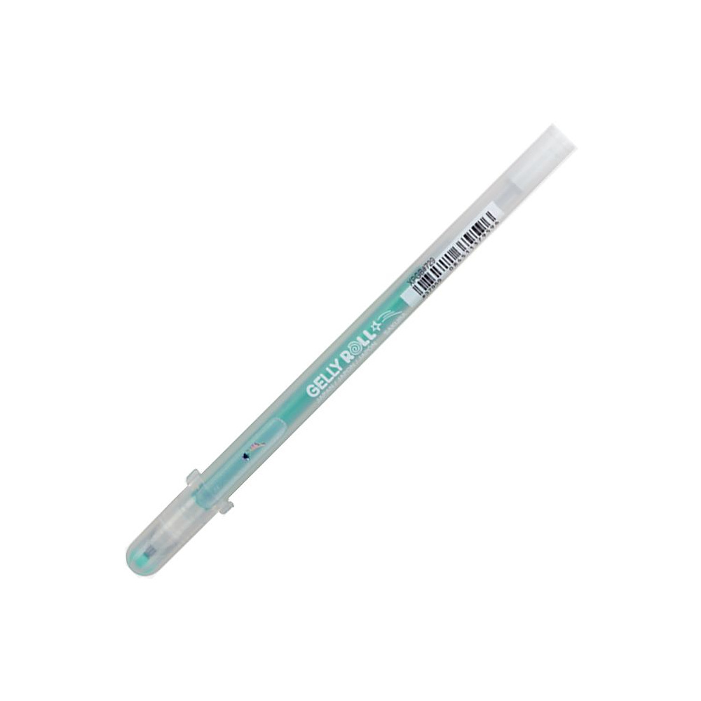 Ручка гелевая "Gelly Roll Stardust", 0.5 мм, прозрачный, стерж. зеленый