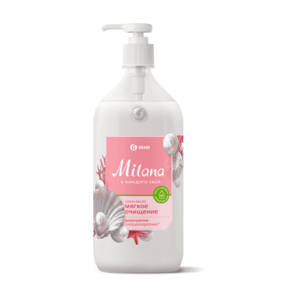 Крем-мыло "Milana", 1 л, жемчужное