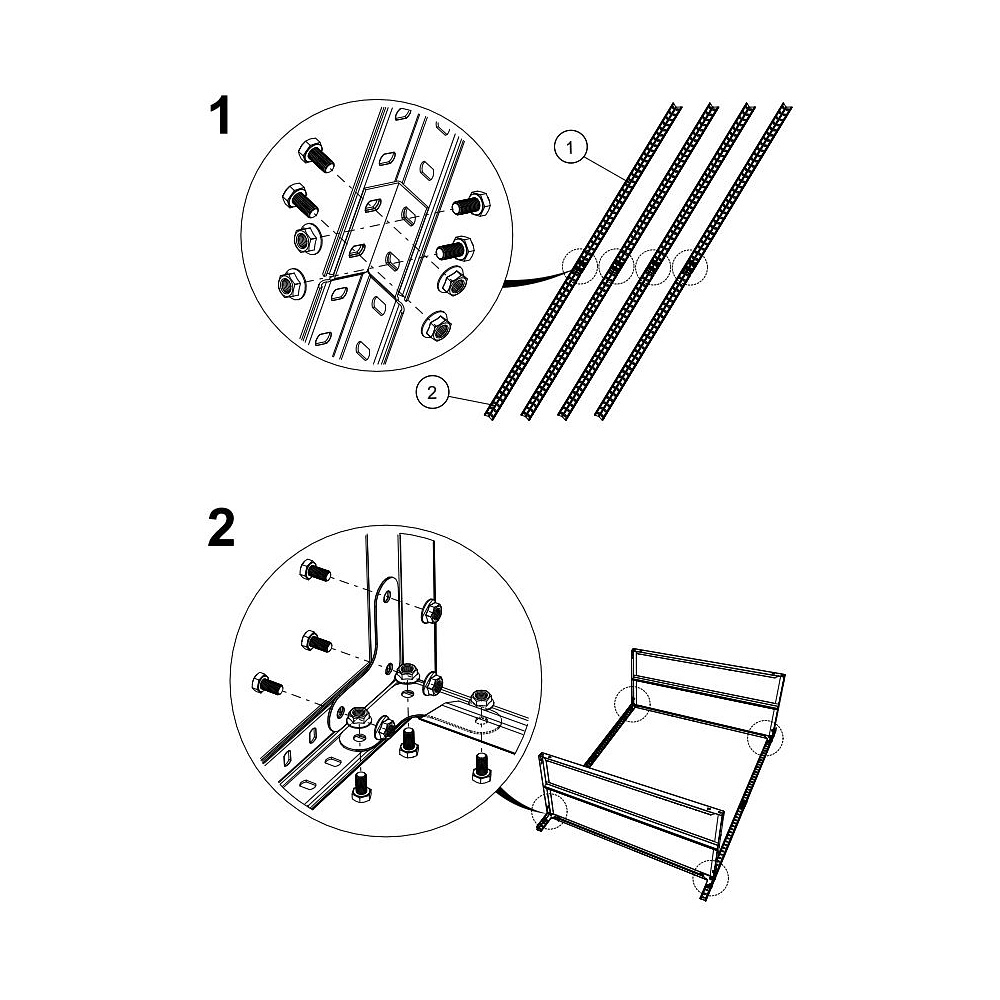 Стеллаж MS 200KD/100x40/4 (1950x1000x400) - 6
