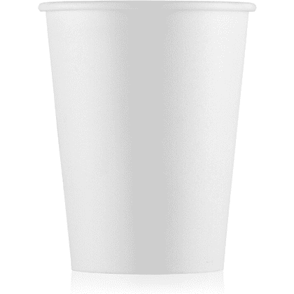 Стакан картонный Ecocups, 50 шт, 250 мл, белый