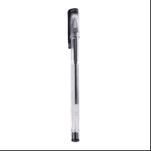 Ручка гелевая "Office Products", 0.5 мм, прозрачный, стерж. черный