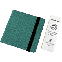 Cкетчбук для акварели "Potentate", холодный пресс, 12х12 см, 300 г/м2, 24 листа, бирюзовый