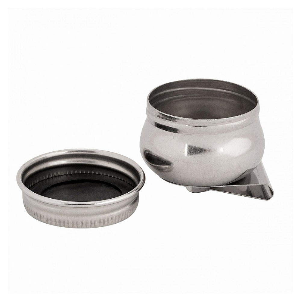 Масленка "Невская палитра", одинарная, металлическая, с крышкой