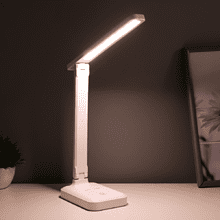 Светильник настольный RISALUX "BRD0019", светодиодный, белый