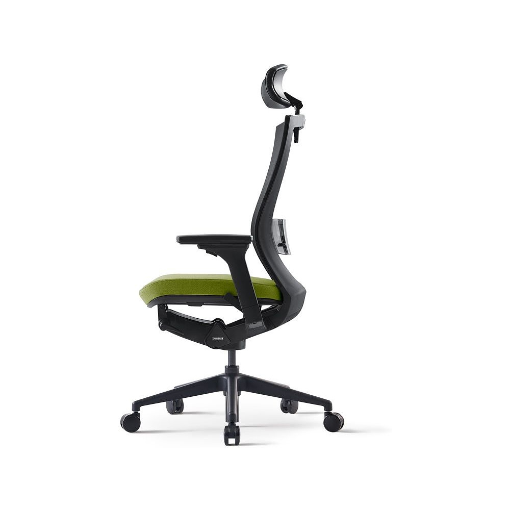 Кресло для руководителя BESTUHL "S10", сетка, ткань, пластик, зеленый - 3