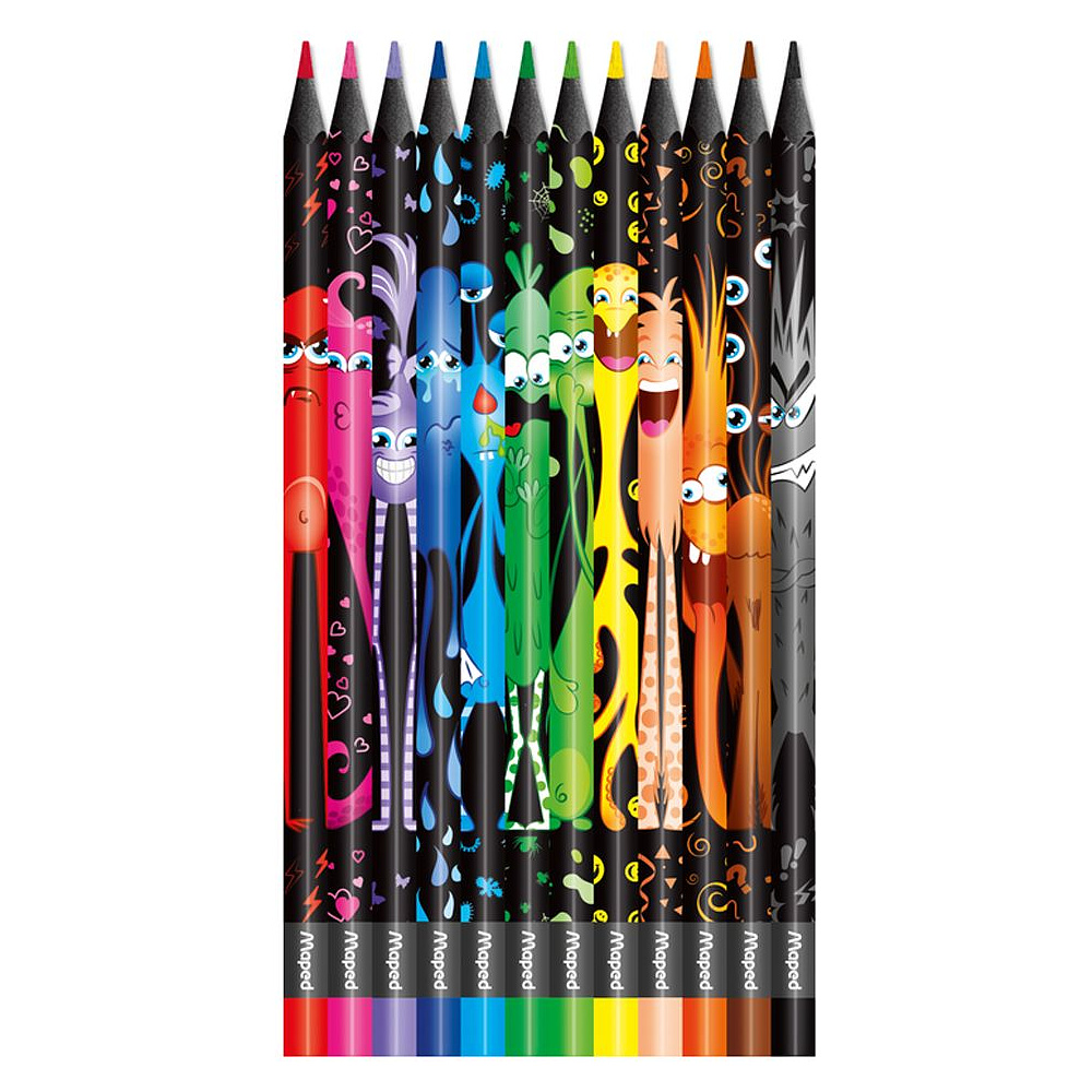 Цветные карандаши Maped "Color' Peps Monster", 12 цветов - 2