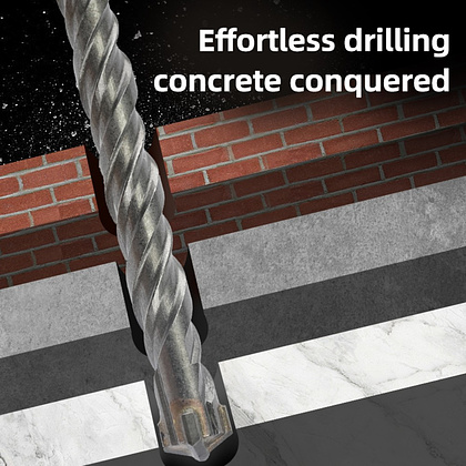 Бур по бетону Deli YS EDH-YCZ11006-E1, 6x110 мм, X-Tip, SDS-PLUS - 5