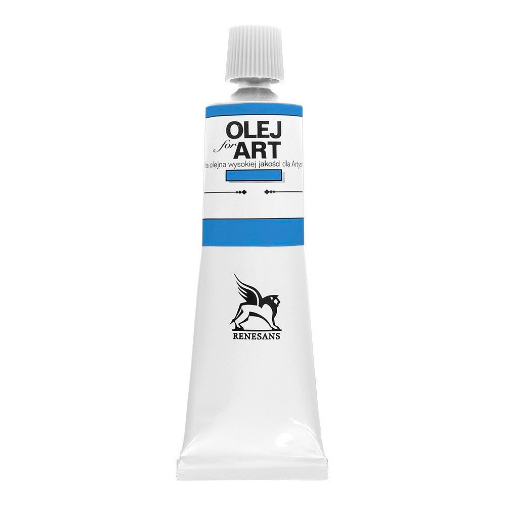 Краски масляные Renesans "Oils for art", 31 синий средиземноморский, 60 мл, туба