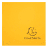 Папка на резинках "Exacompta", A4, 15 мм, полипропилен, желтый - 4