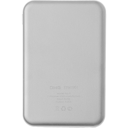 Внешний аккумулятор Power Bank "Rib 5", 5000 mAh, белый - 3