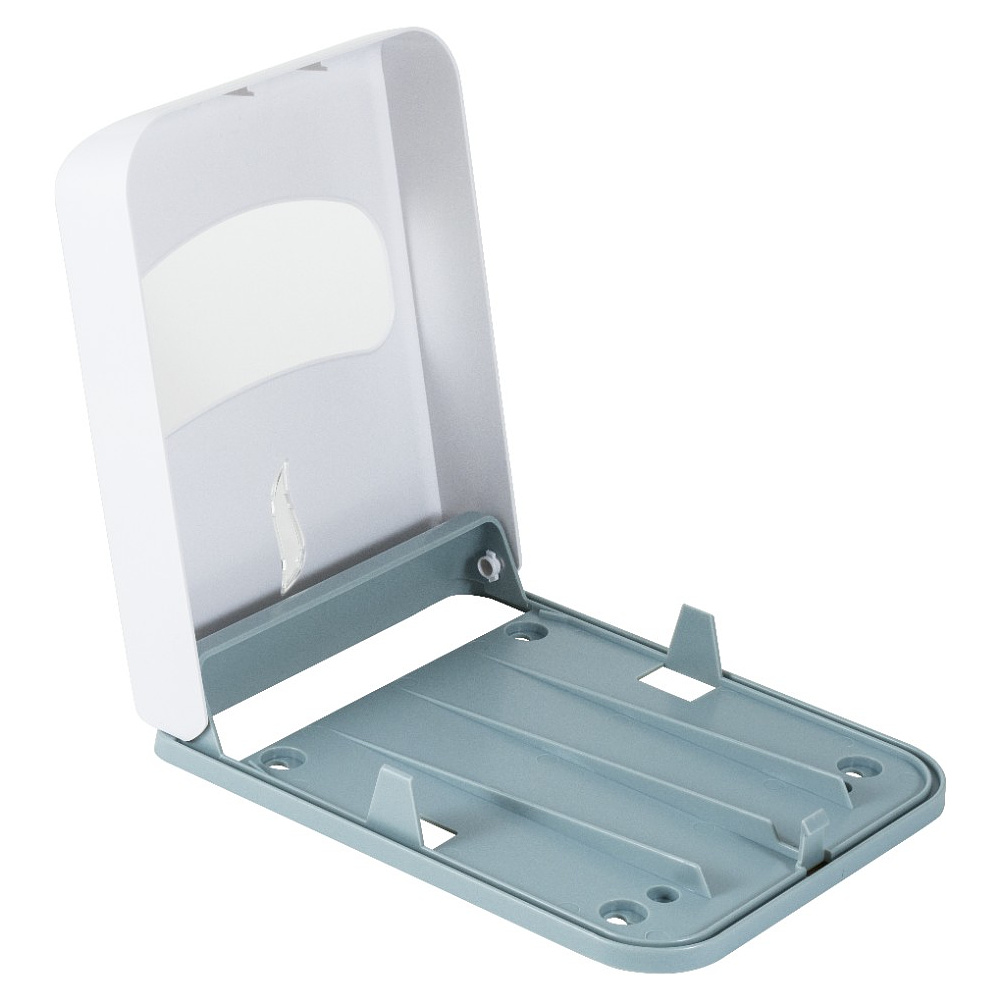 Диспенсер BXG-CD-8019 для бумажных покрытий на унитаз, белый - 3