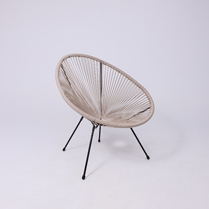 Кресло садовое AksHome RIMINI, искусственный ротанг, коричневый - 9