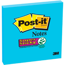 Бумага для заметок на клейкой основе "Post-it SuperSticky. 654-6SS-EB"