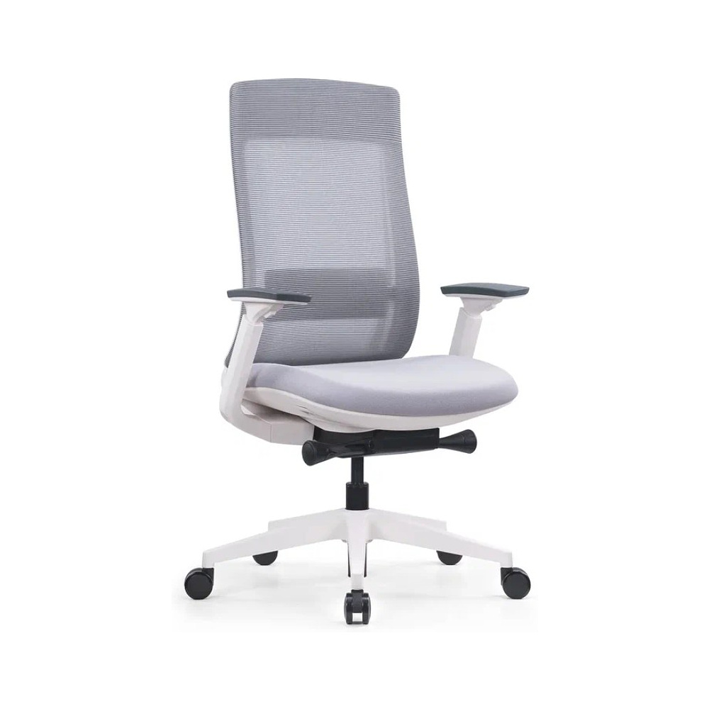 Кресло компьютерное SitZone E-VL002B-BS, сетка, ткань, пластик, серый