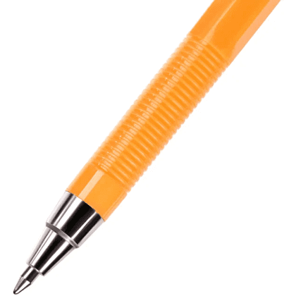 Ручка шариковая "Q-Connect", 0.4 мм, желтый, стерж. красный - 4