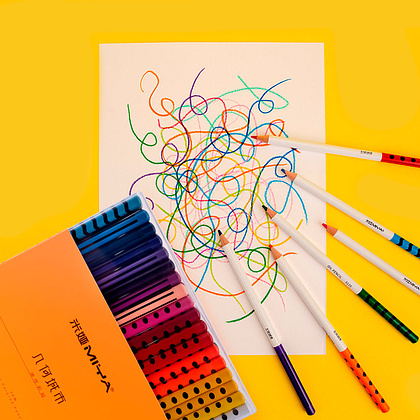 Цветные карандаши "Himi. Geometry city", 36 цветов - 2