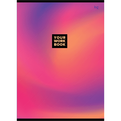 Тетрадь "Monocolor. Gradient", А4, 48 листов, клетка, скоба сбоку, ассорти - 3