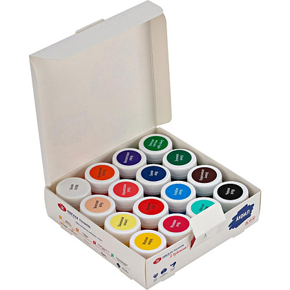 Краски акриловые глянцевые "Я - Художник!", набор 16 цветов - 2