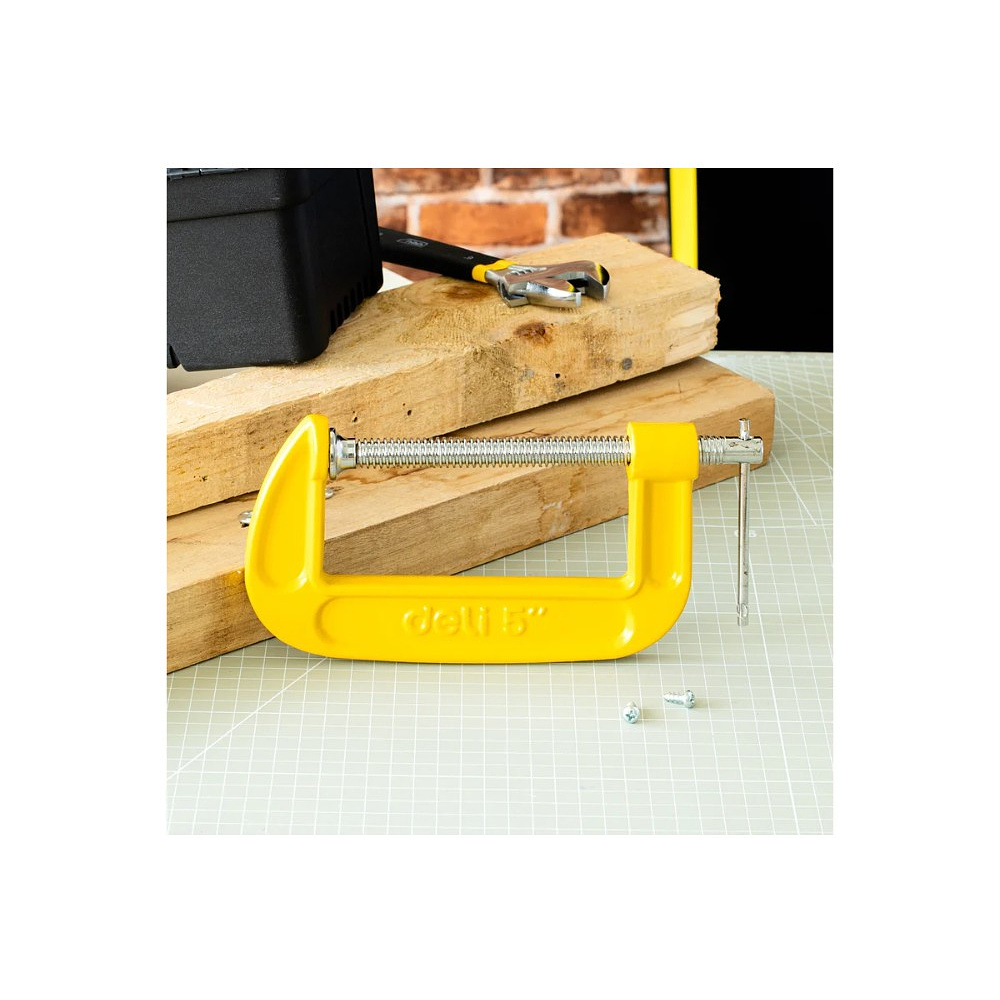 Струбцина G-образная Deli YS EDL-G205, 125 мм - 3