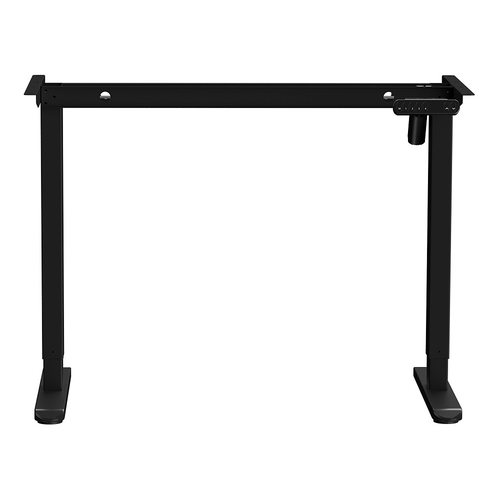 Стол с электроприводом WellDesk Basic 1200x675х18 черный/белый альпийский (9191456+9197776) - 3