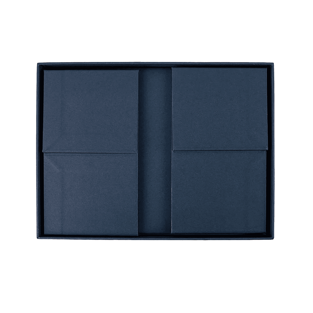 Коробка картонная, 220х160х95 мм, темно-синий - 8