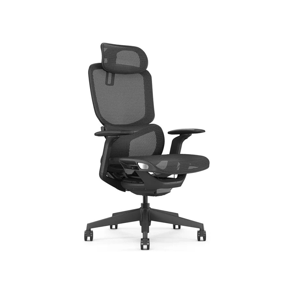 Кресло компьютерное SitZone E-JX-001А, сетка, пластик, черный