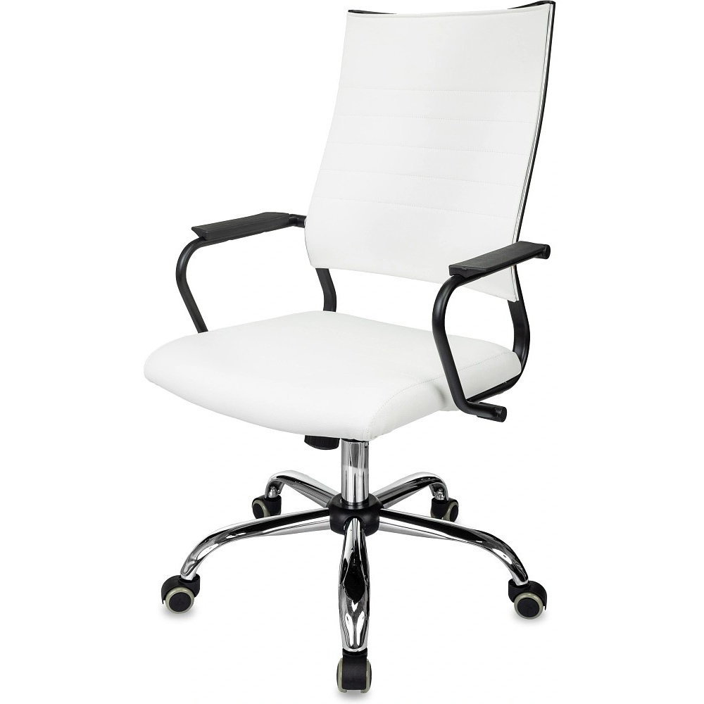 Кресло компьютерное Бюрократ CH BALANCE SL Line, экокожа, белый - 8