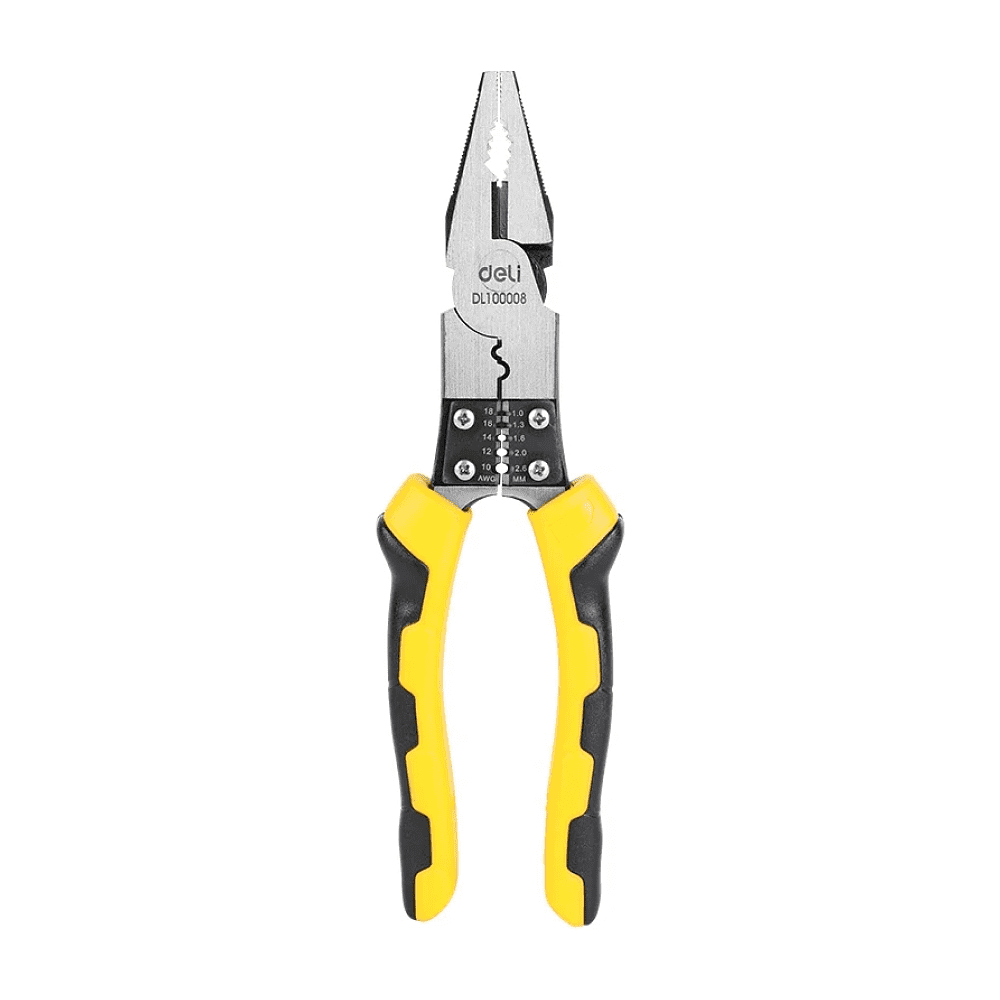 Плоскогубцы Deli YS EDL100008, многофункциональные, 215 мм, комбинированные