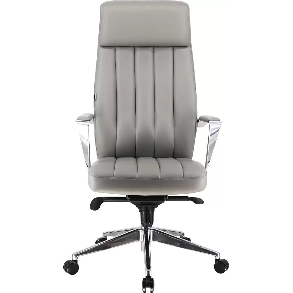 Кресло компьютерное EVERPROF Tokyo, экокожа, серый, металл - 2