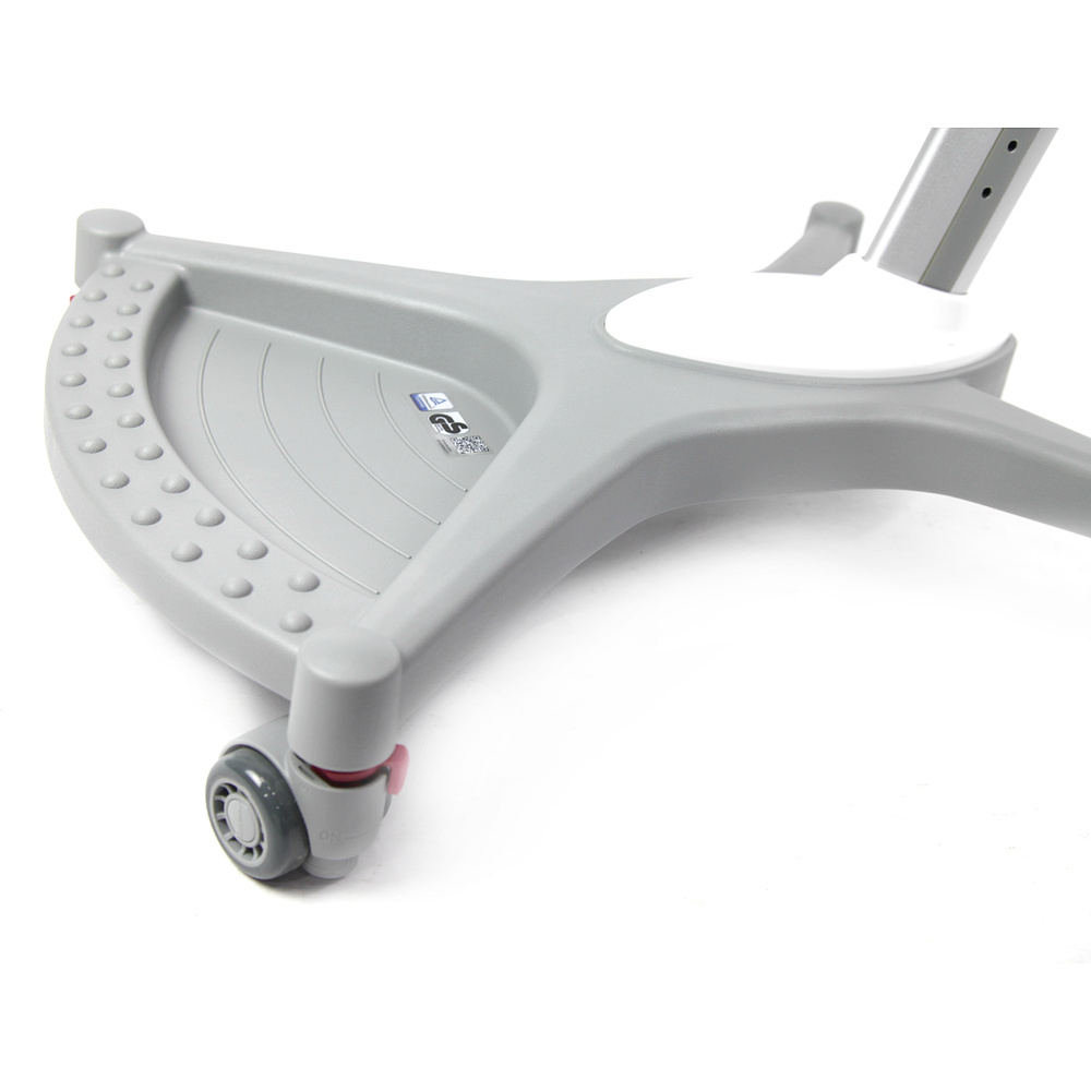 Кресло детское SingBee Cobee 138, ткань, розовый пудровый, пластик, корпус серый, подставка для ног, с чехлом серым - 9