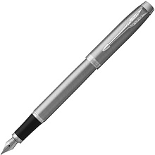 Ручка перьевая Parker "IM Essential F319 Brushed Metal CT"