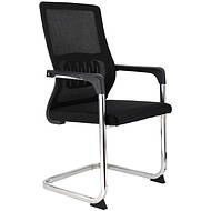 Кресло для посетителей EVERPROF EP-510 сетчатая ткань, черный