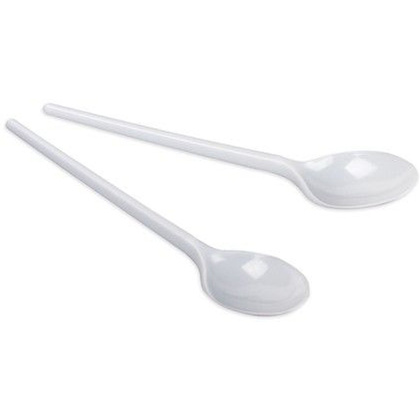 Пластиковая ложка чайная одноразовая, 12,2 см, 100 шт./упак., премиум