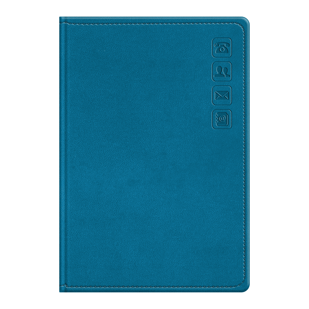 Книга алфавитная "Winner. Dark teal", А5, 135х205 мм, 80 листов, бирюзовый