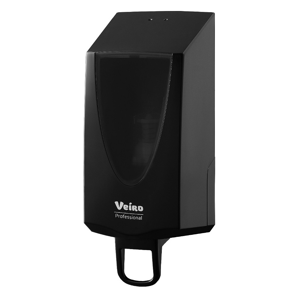 Диспенсер "VEIRO Professional SAVONA" для жидкого мыла, 0.8 л, ABS-пластик, черный - 2