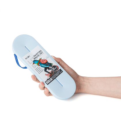 Набор кистей для рисования "Himi Little Bird", синтетика, 8 шт - 6