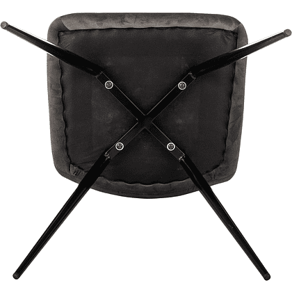 Стул Бюрократ "CH-K1", ткань, тёмно-серый, металл - 7