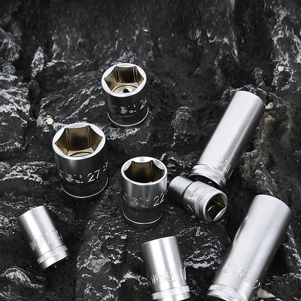 Набор инструмента 1/2" Deli RS EDQ43062, 62 шт. - 7