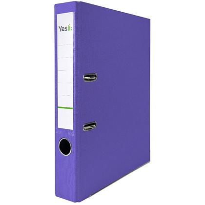 Папка-регистратор "Yesli:", А4, 50 мм, ПВХ, фиолетовый