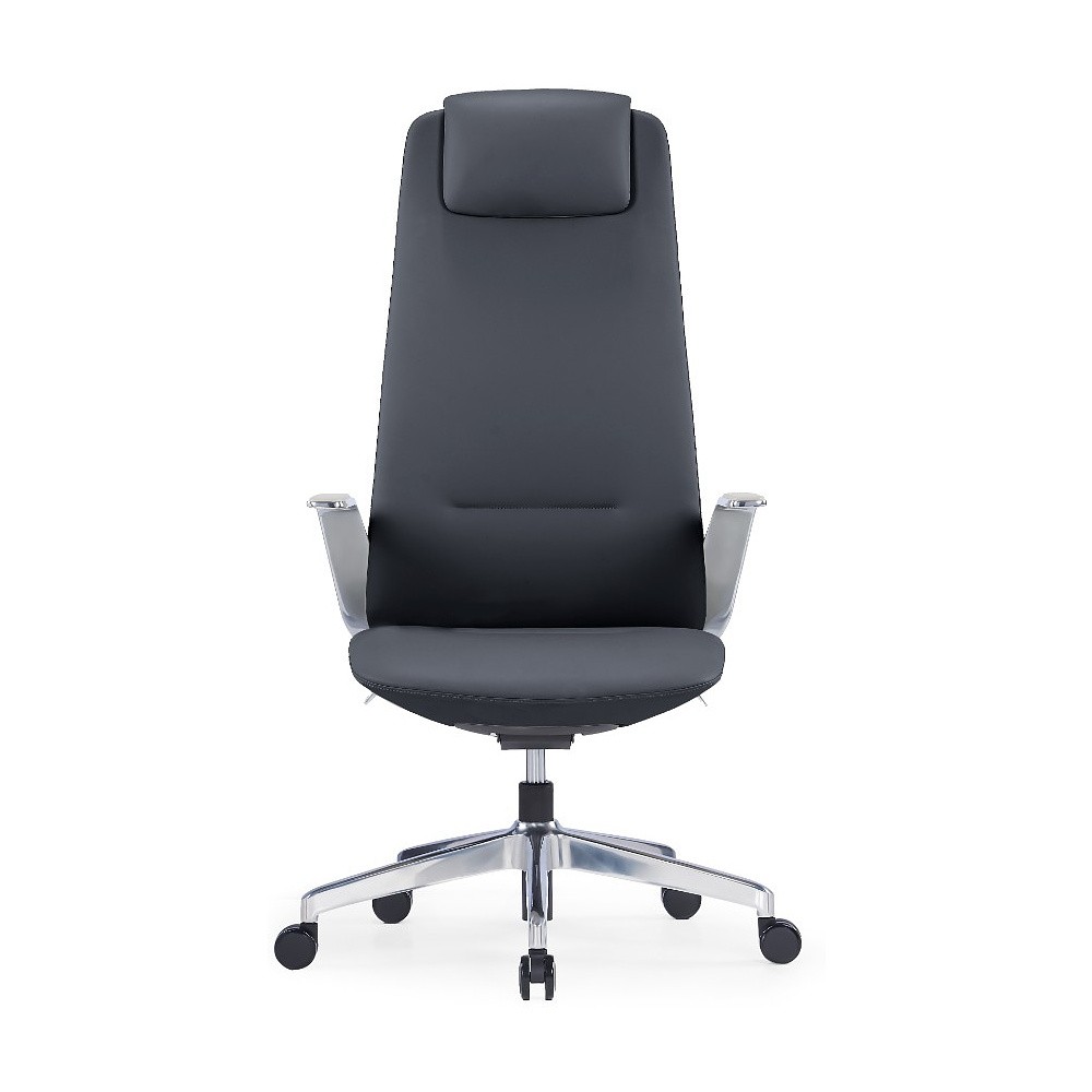 Кресло для руководителя SitZone CH-515A, кожа, алюминий, черный, -30% - 3