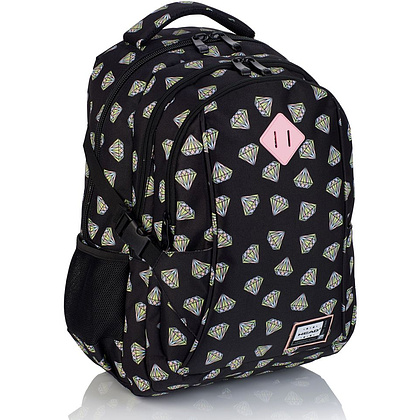 Рюкзак молодежный "Head Dimond", черный, розовый