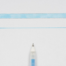 Ручка гелевая "Gelly Roll Glaze", 0.6 мм, прозрачный, стерж. голубой