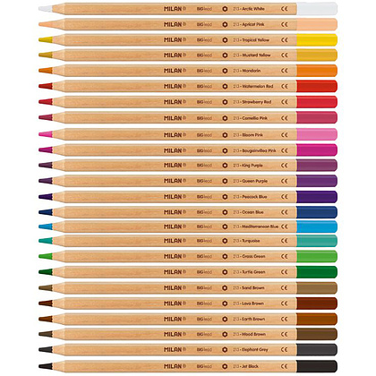 Цветные карандаши Milan, 24 цвета - 2