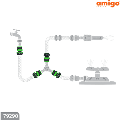 Коннектор Amigo Grande 79290, 3/4" - 3